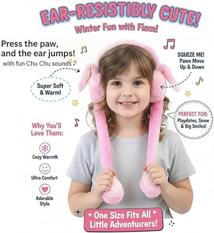 Soft Plush Bunny Ear Warmers